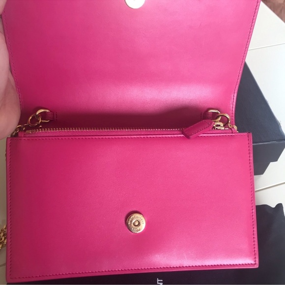 Ysl Saint Laurent Kate tassel wallet on Chain pink - Picture 4 of 6